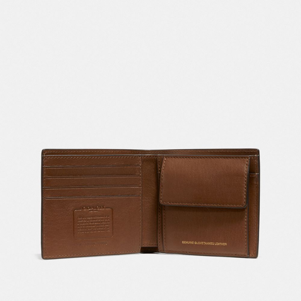 Brown Coach Coin Wallet Men Billfolds | PH_CH43950