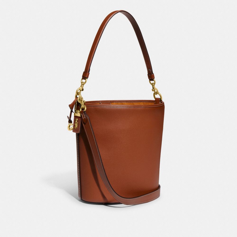 Brown Coach Dakota Bucket Glovetanned Leather Women Shoulder Bags | PH_CH83349