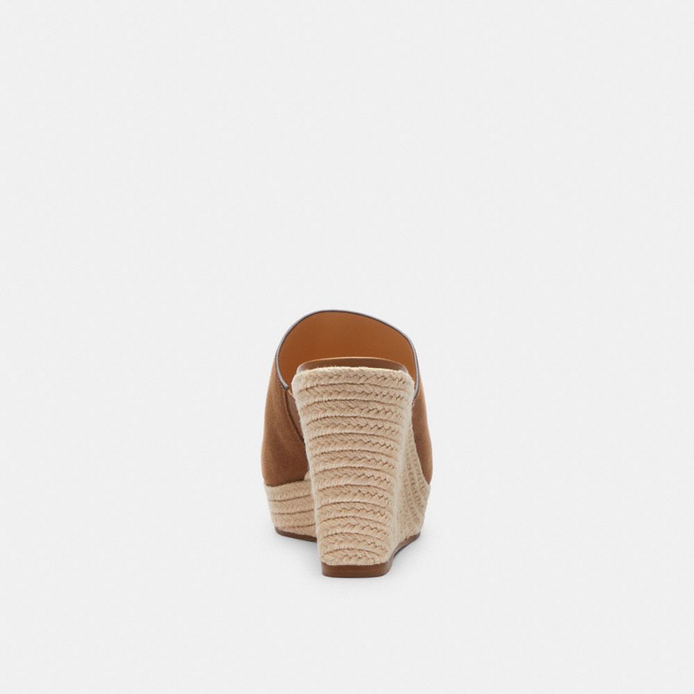 Brown Coach Gloria Wedge Coconut Women Sandals | PH_CH40165