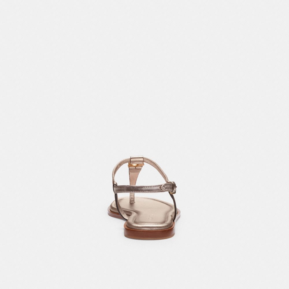 Brown Coach Jessica Champagne Women Sandals | PH_CH96657