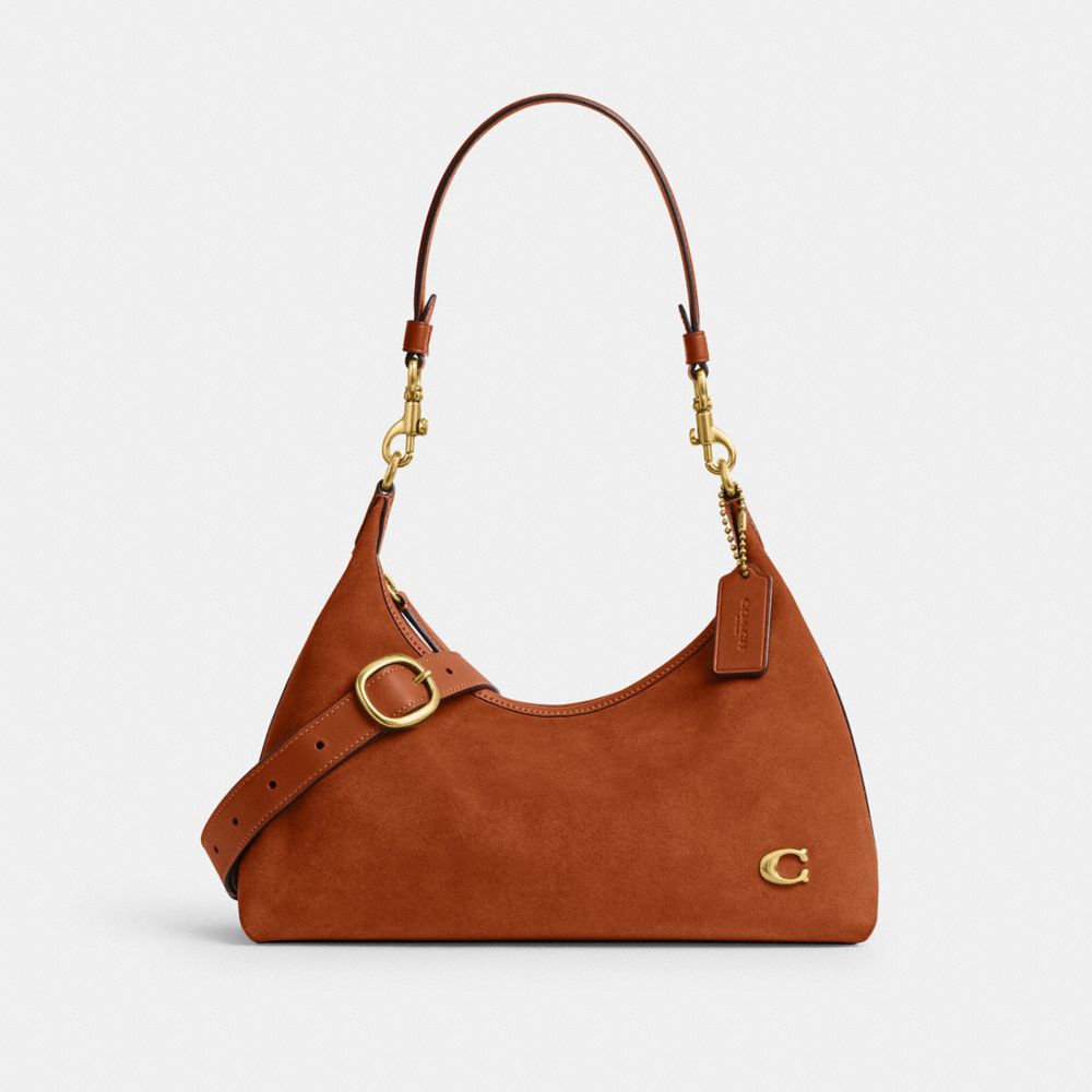 Brown Coach Juliet Brass Women Shoulder Bags | PH_CH30874