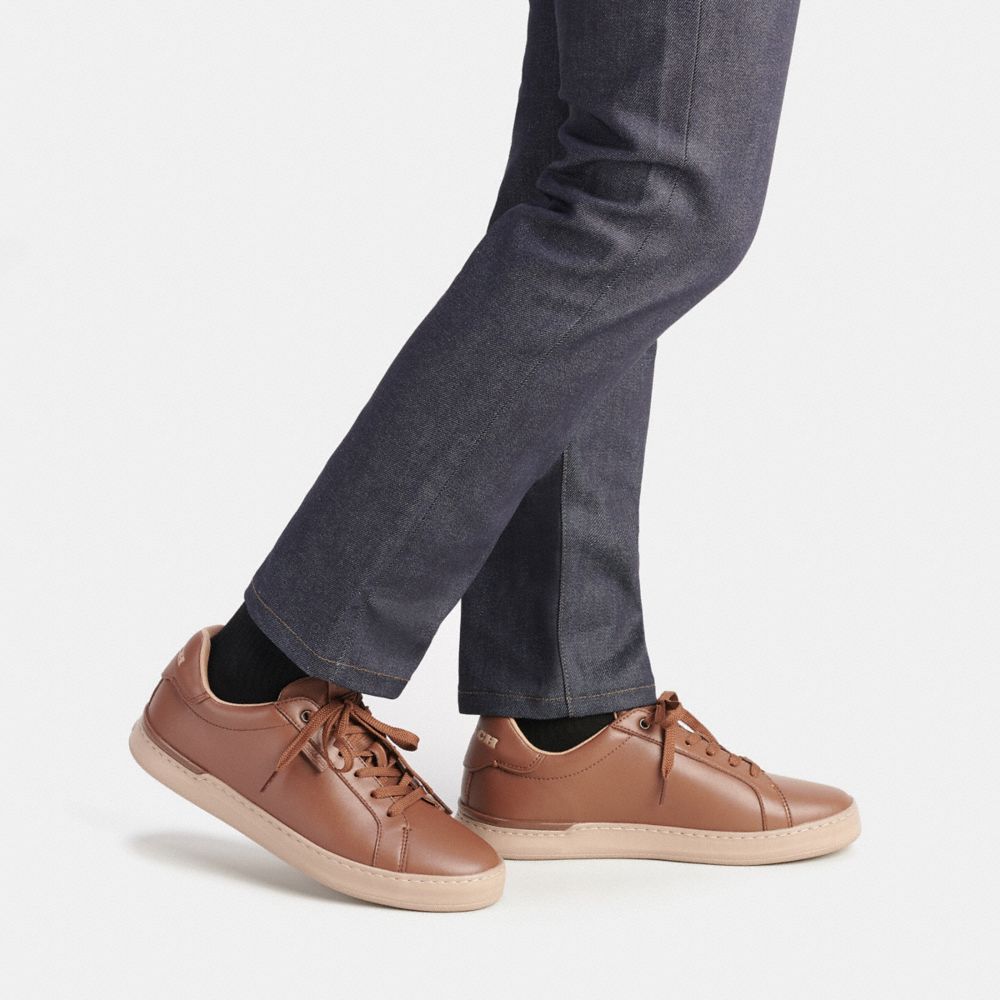 Brown Coach Lowline Low Top Men Sneakers | PH_CH23685