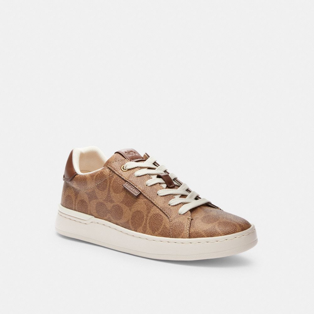 Brown Coach Lowline Luxe Low Top Tan Women Sneakers | PH_CH52890