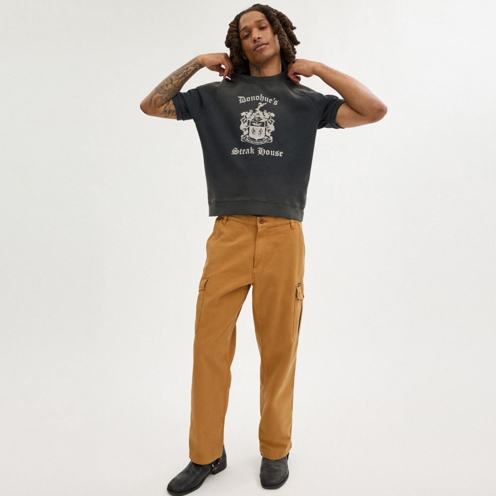 Brown Coach Regenerative Cotton Men Pants | PH_CH62888