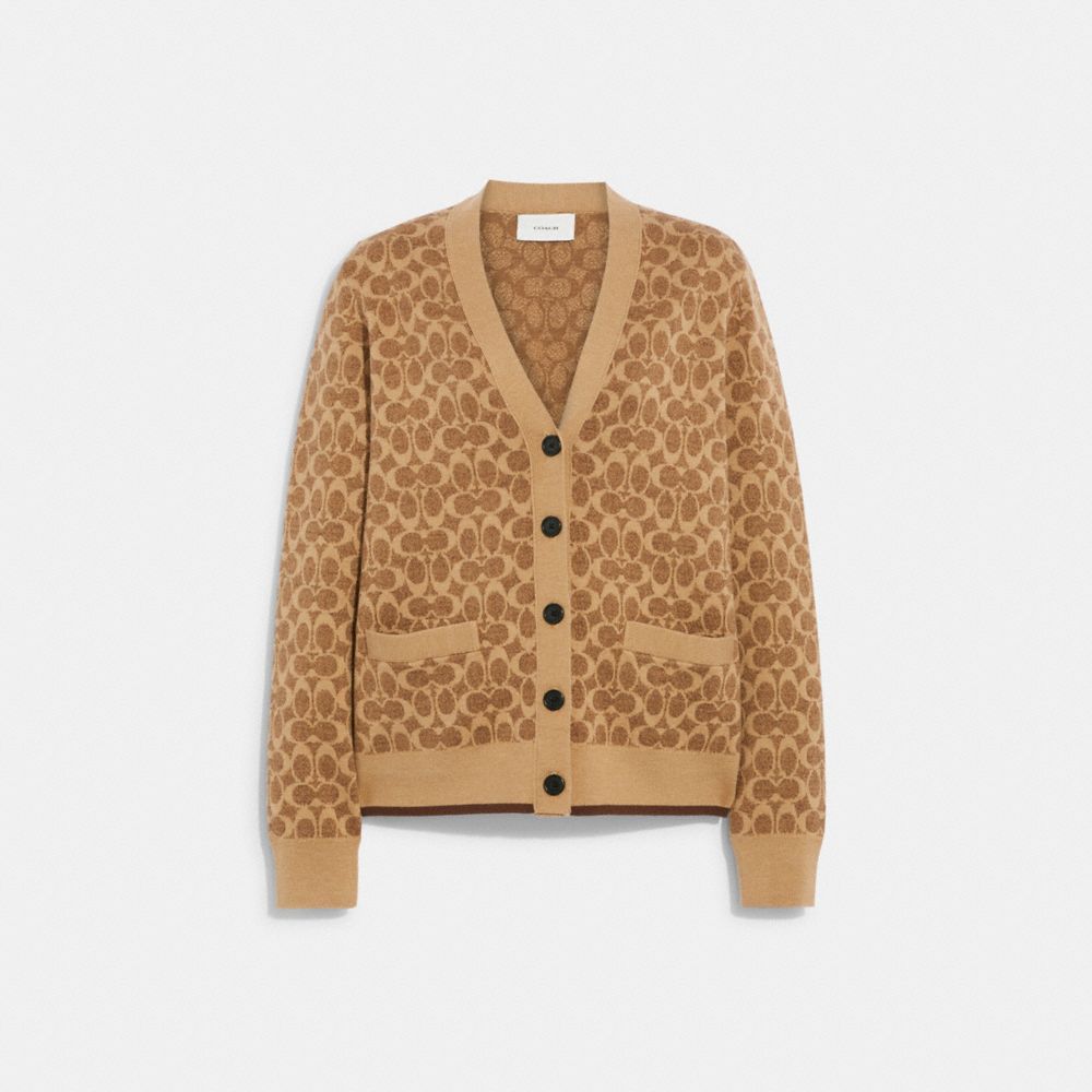 Brown Coach Signature Women Cardigan | PH_CH82257