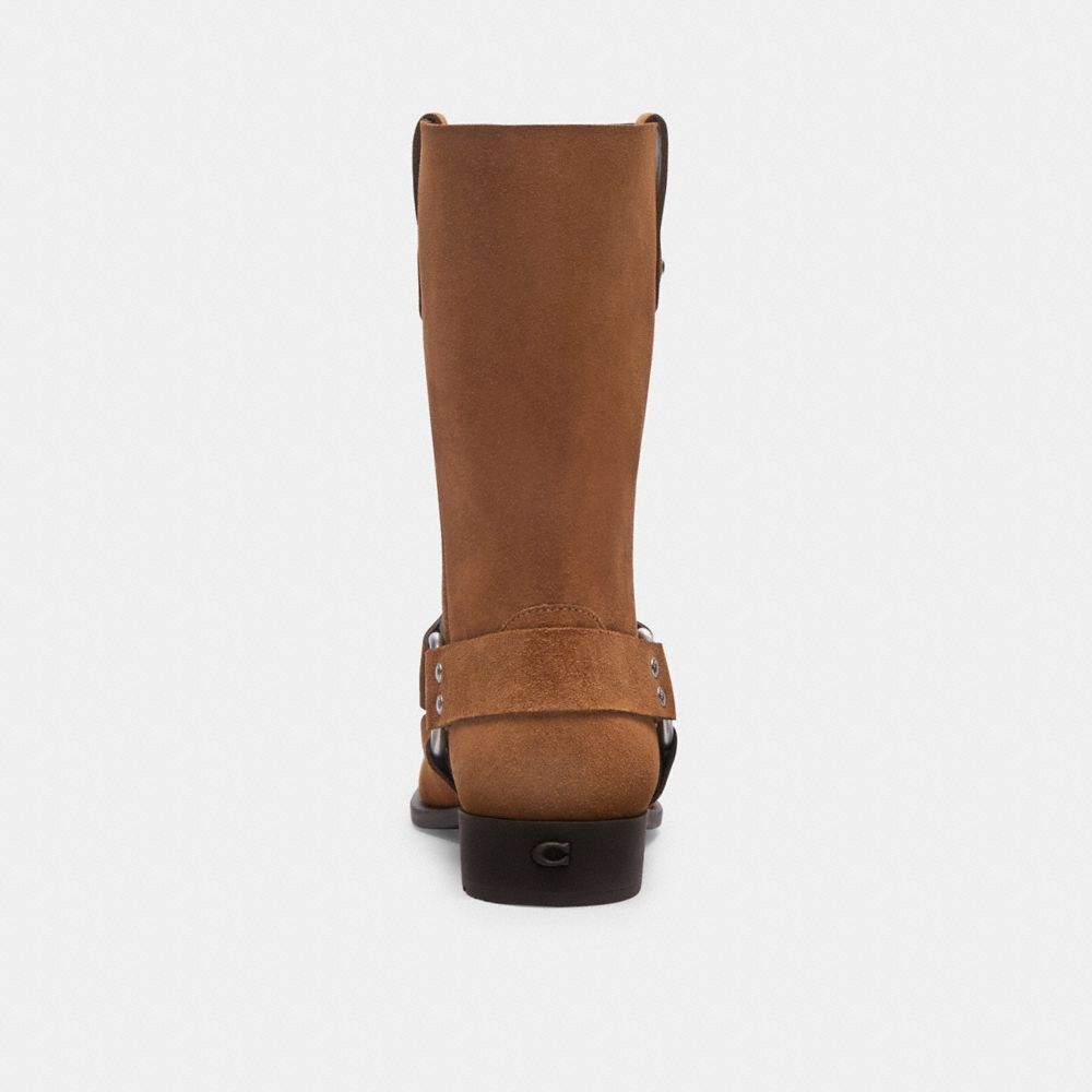 Brown Coach Tara Biker Coconut Women Boots | PH_CH65635