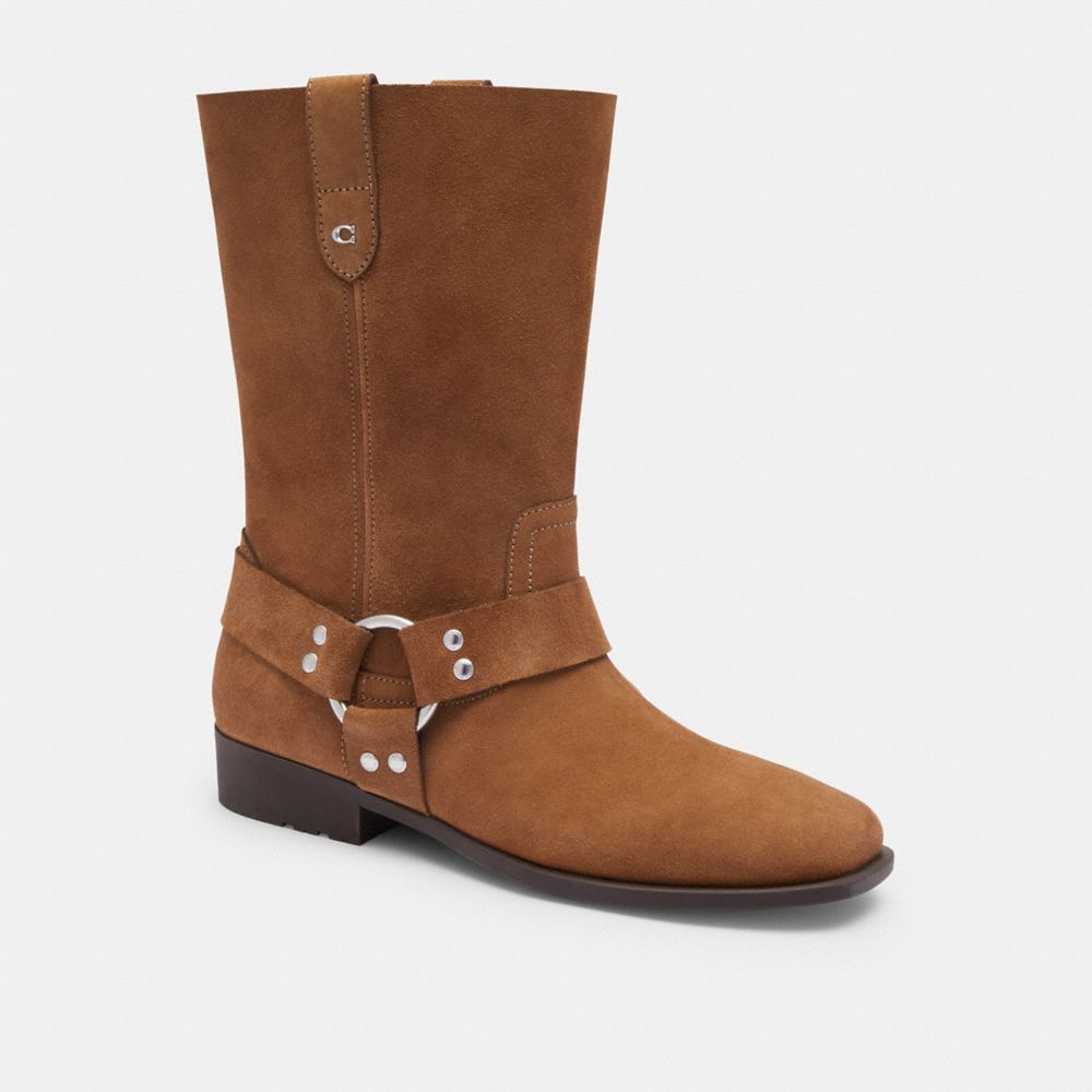 Brown Coach Tara Biker Coconut Women Boots | PH_CH65635