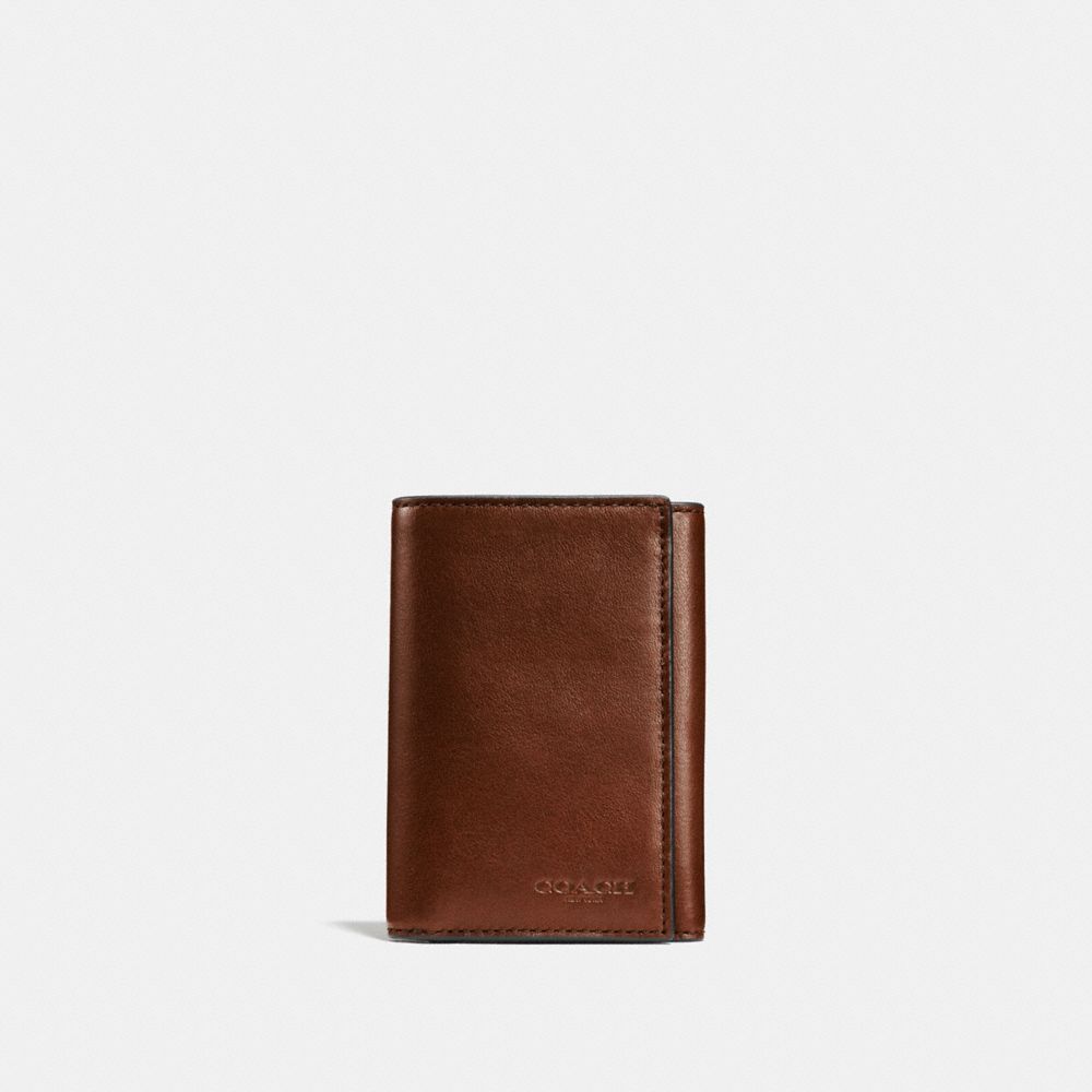 Brown Coach Trifold Wallet Men Billfolds | PH_CH75281