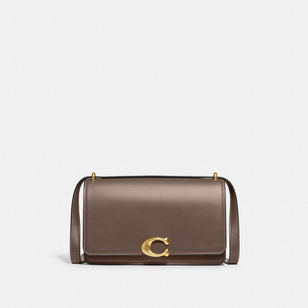 Dark Grey Coach Bandit Brass Women Shoulder Bags | PH_CH81697