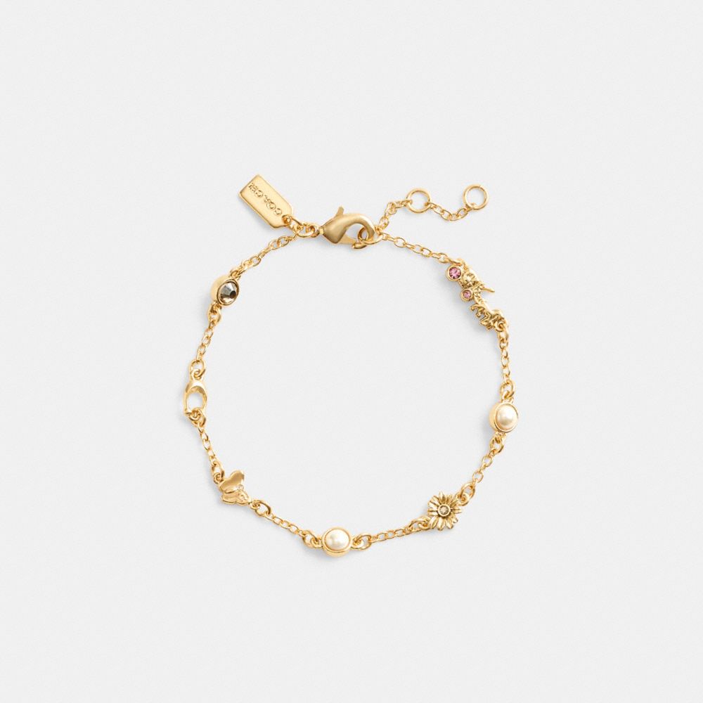 Gold Coach Garden Charms Women Bracelets | PH_CH17939