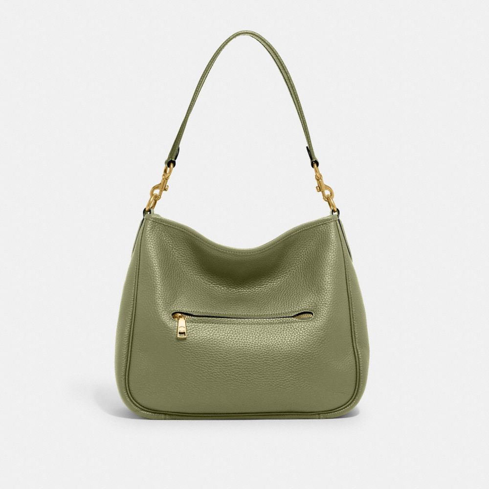 Green Coach Cary Pebble Leather Women Shoulder Bags | PH_CH46110