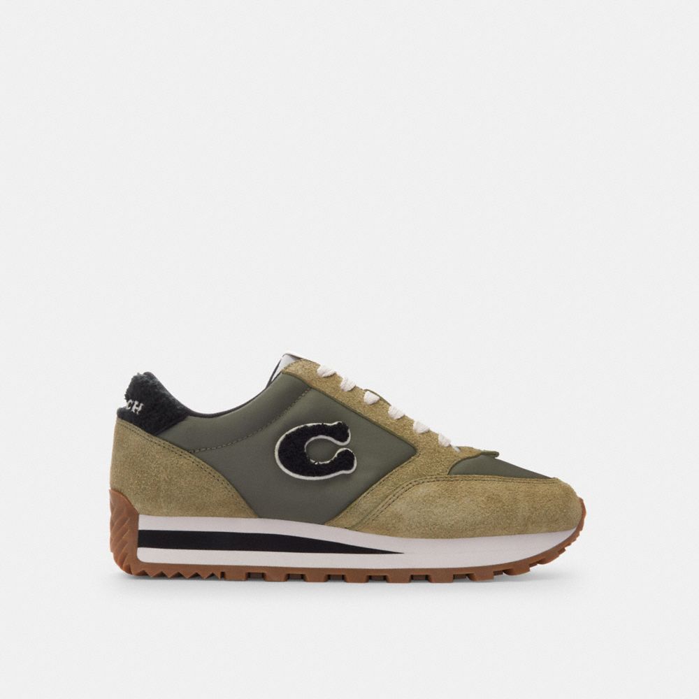 Green Coach Runner Moss Women Sneakers | PH_CH60843