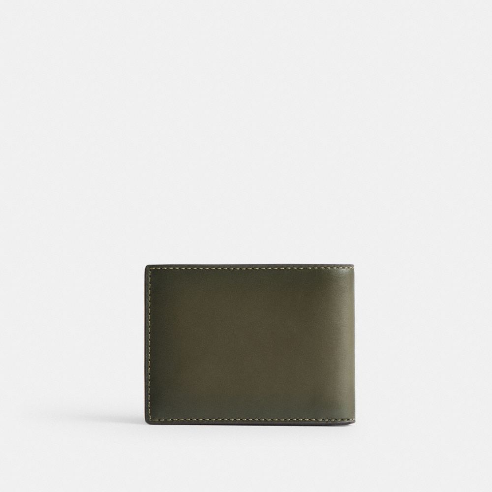 Green Coach Slim Billfold Wallet Men Billfolds | PH_CH18720