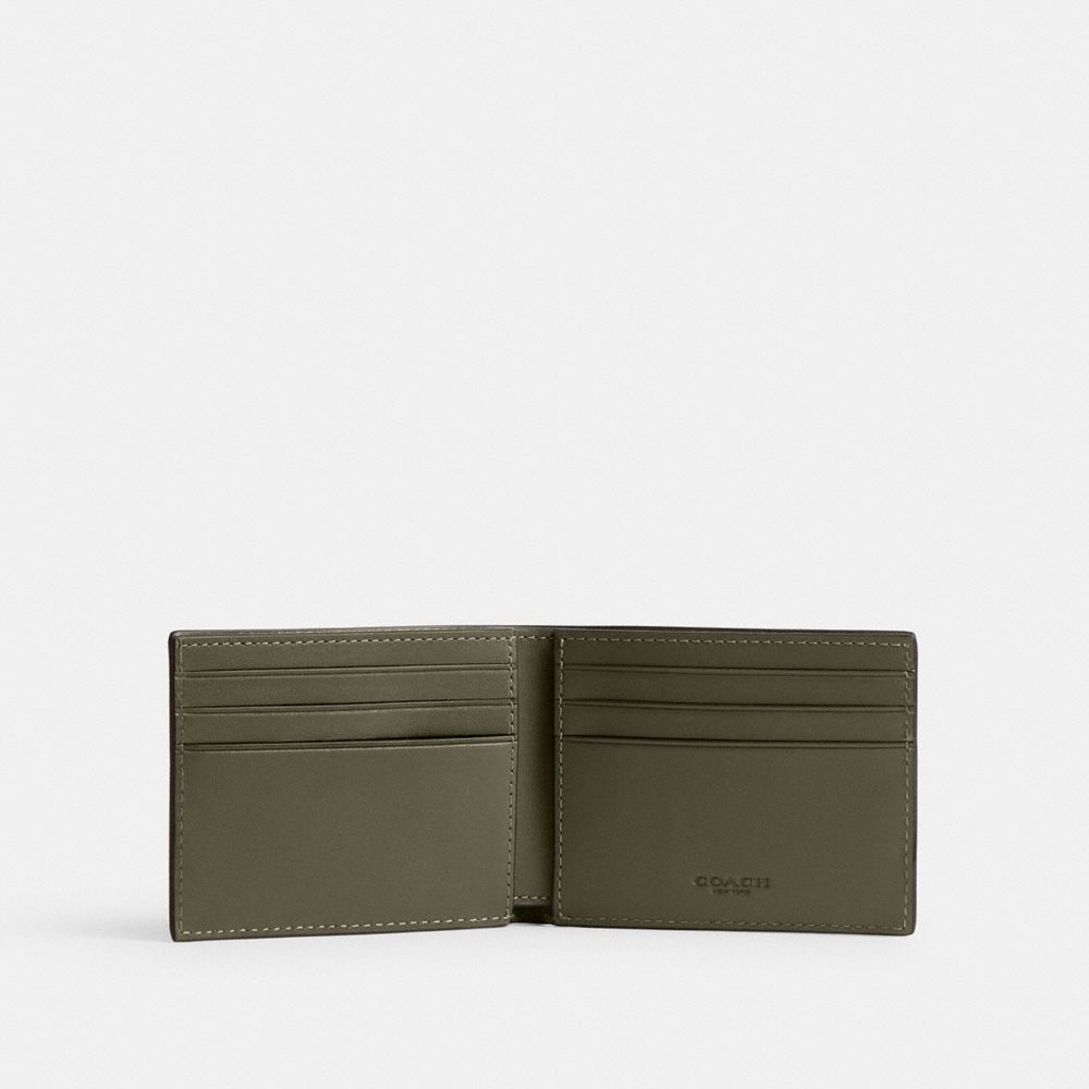 Green Coach Slim Billfold Wallet Men Billfolds | PH_CH18720