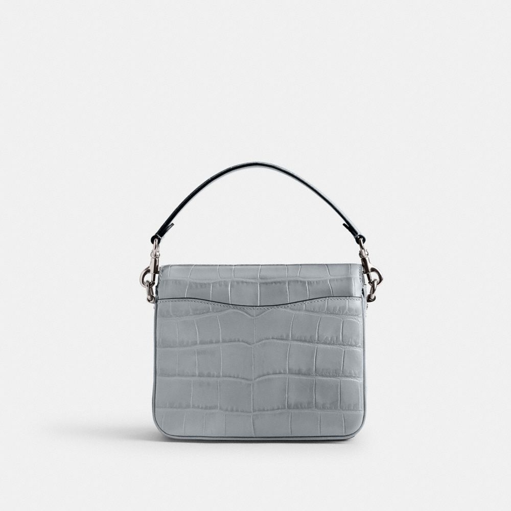 Grey Blue Coach Cassie 19 Croc Embossed Leather Women Crossbody Bags | PH_CH22381