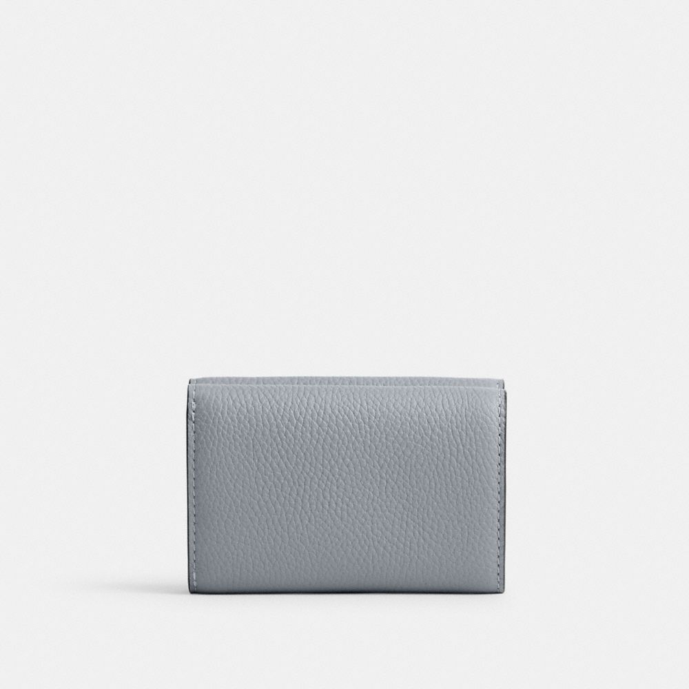 Grey Blue Coach Essential Mini Trifold Women Small Wallets | PH_CH99044