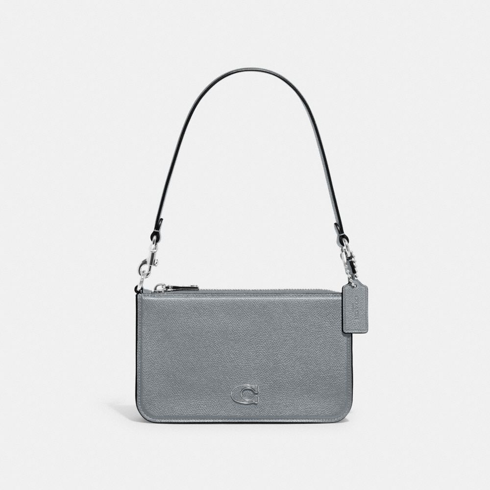 Grey Blue Coach With Signature Men Pouches | PH_CH65840