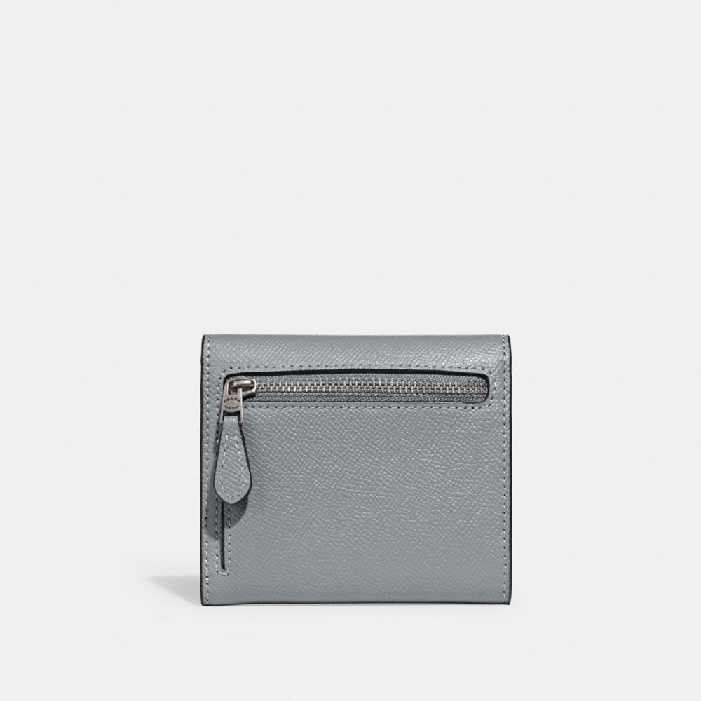 Grey Blue Coach Wyn Leather Women Small Wallets | PH_CH54668