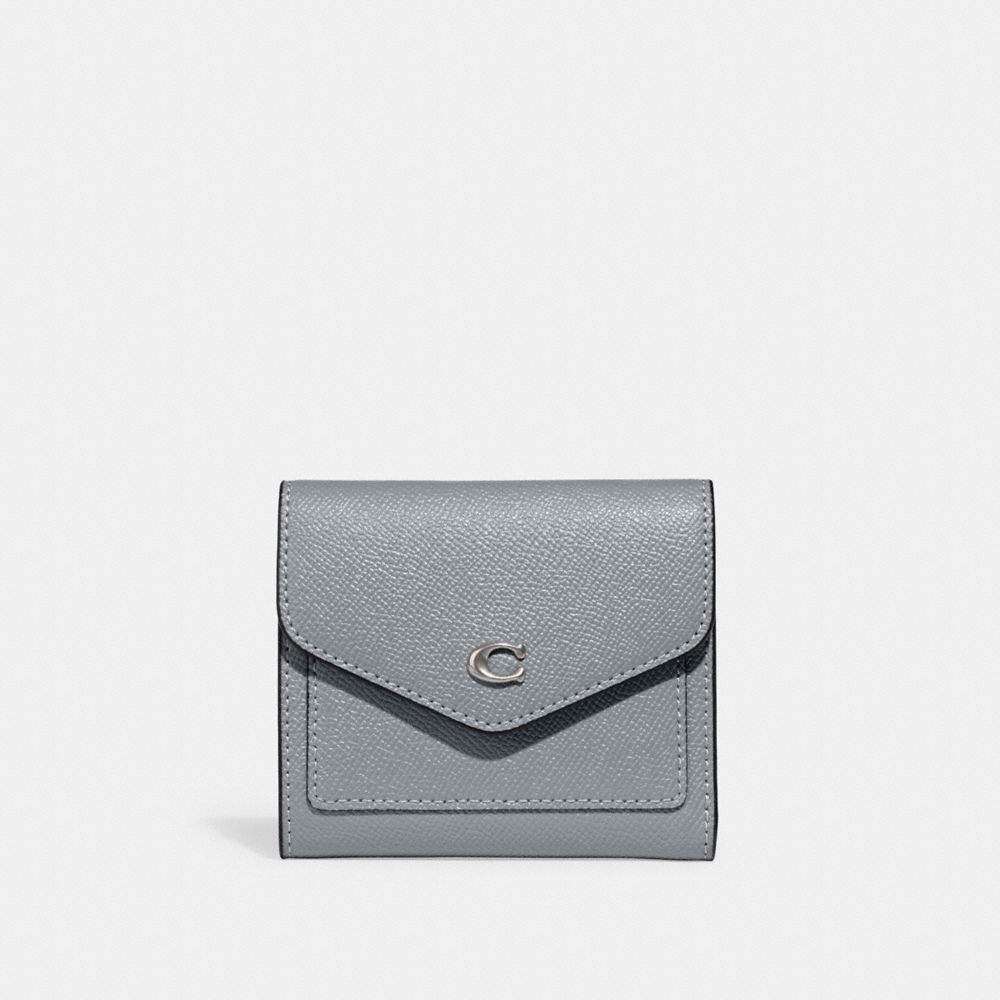 Grey Blue Coach Wyn Leather Women Small Wallets | PH_CH54668