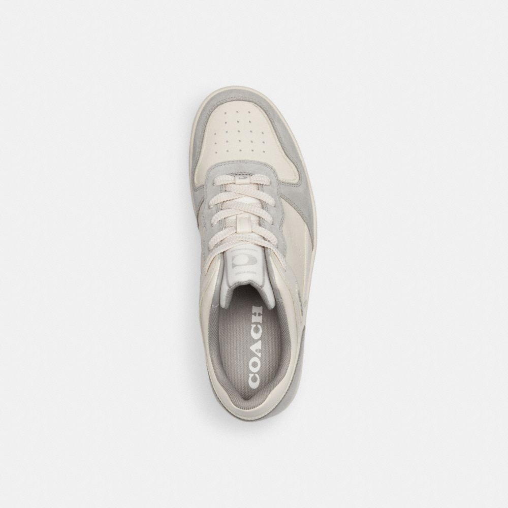 Grey Coach C201 Low Top Chalk Women Sneakers | PH_CH74324