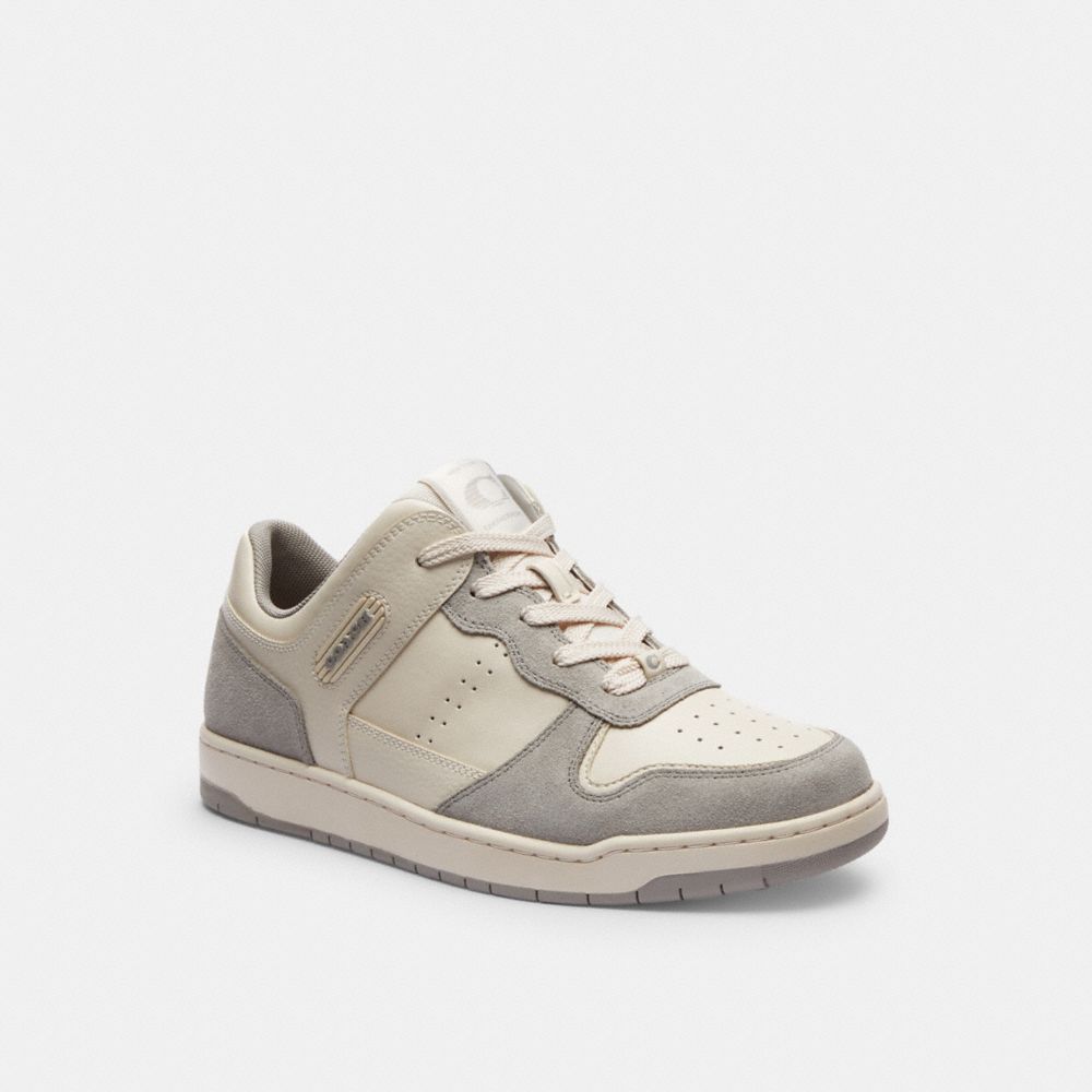 Grey Coach C201 Low Top Chalk Women Sneakers | PH_CH74324