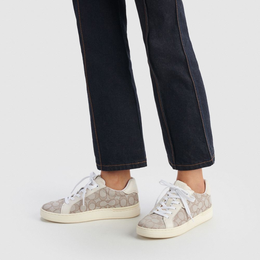 Grey Coach Lowline Low Top Stone Women Sneakers | PH_CH65990