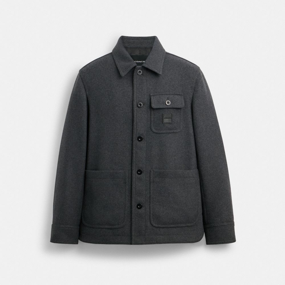 Grey Coach Shirt Men Jackets | PH_CH55514