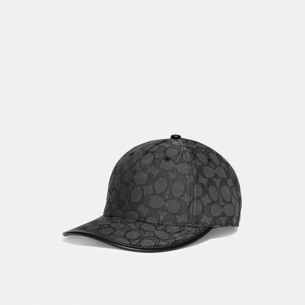 Grey Coach Signature Jacquard Baseball Men Hats | PH_CH64260