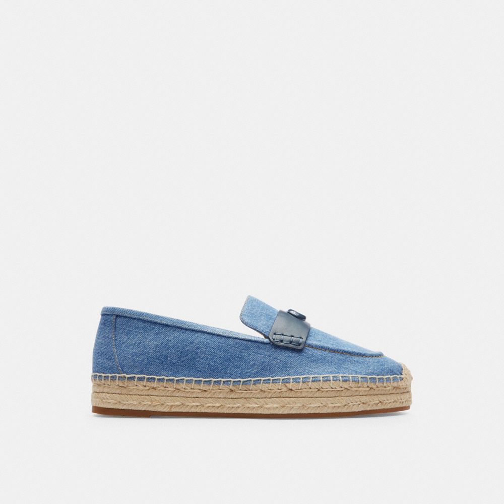 Indigo Blue Coach Camilla Indigo Denim Women Espadrille | PH_CH21278