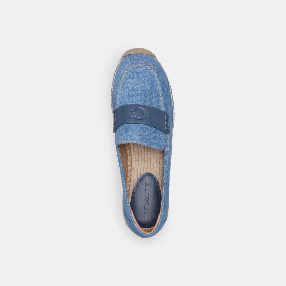 Indigo Blue Coach Camilla Indigo Denim Women Espadrille | PH_CH21278