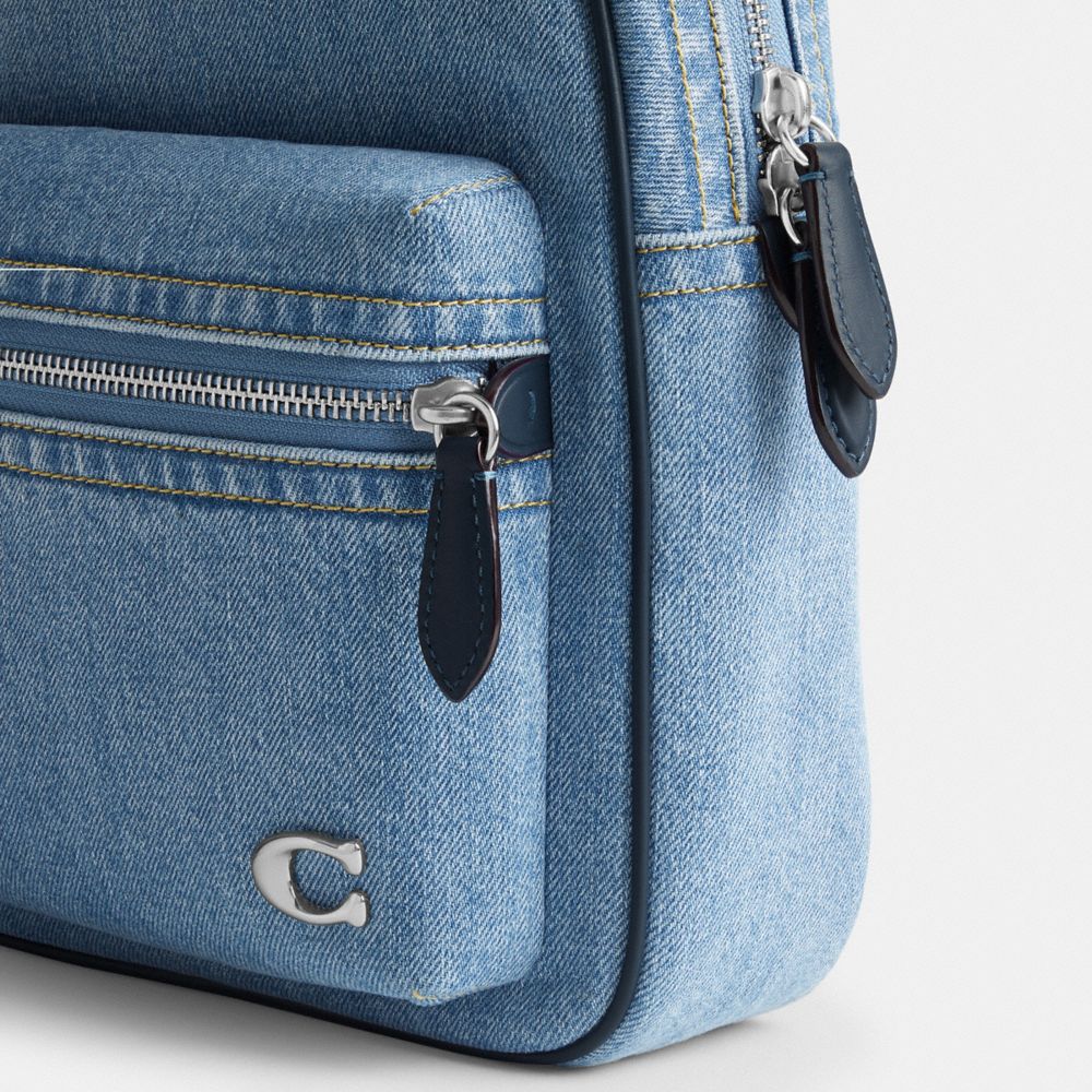 Indigo Blue Coach Charter Pack Indigo Denim Men Crossbody Bags | PH_CH25767