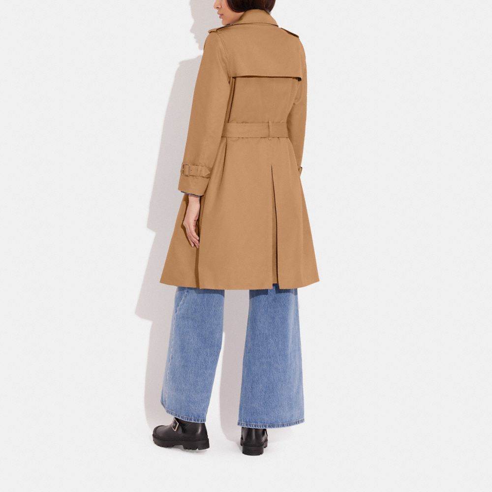 Khaki Coach Trench Women Jackets | PH_CH64702