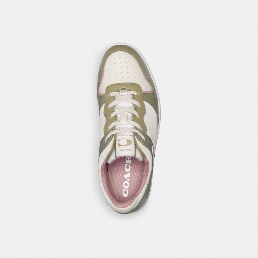 Light Rose Coach C201 Low Top Moss Women Sneakers | PH_CH96523