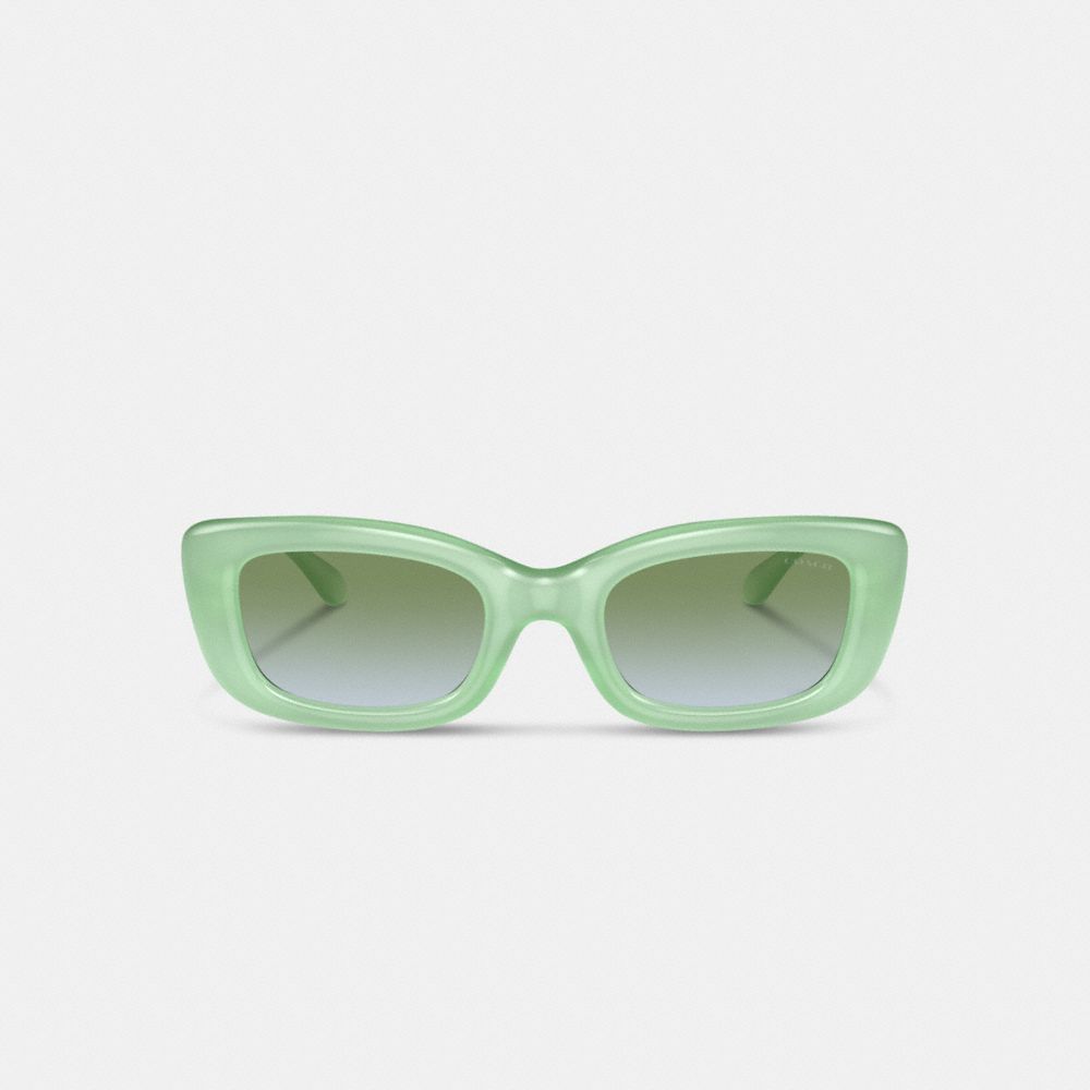 Mint Coach Pillow Tabby Narrow Rectangle Mint Women Sunglasses | PH_CH26737