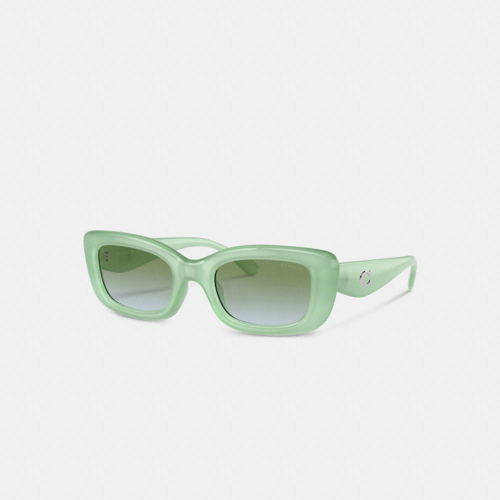 Mint Coach Pillow Tabby Narrow Rectangle Mint Women Sunglasses | PH_CH26737