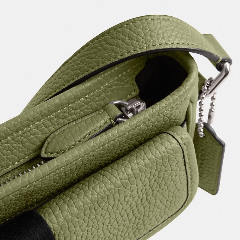 Olive Coach Beck Slim Moss Men Crossbody Bags | PH_CH94496