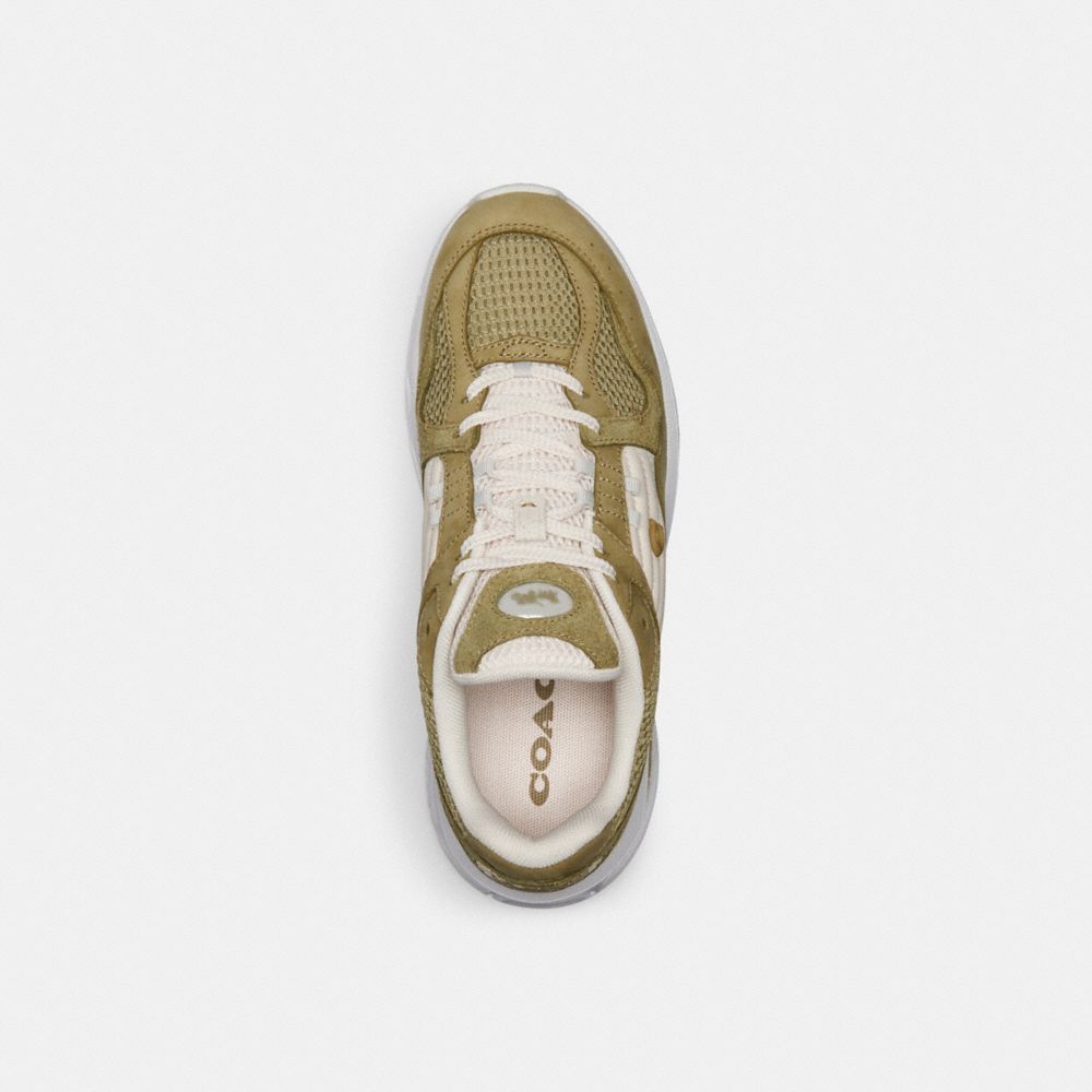 Olive Coach C301 Moss Women Sneakers | PH_CH22052