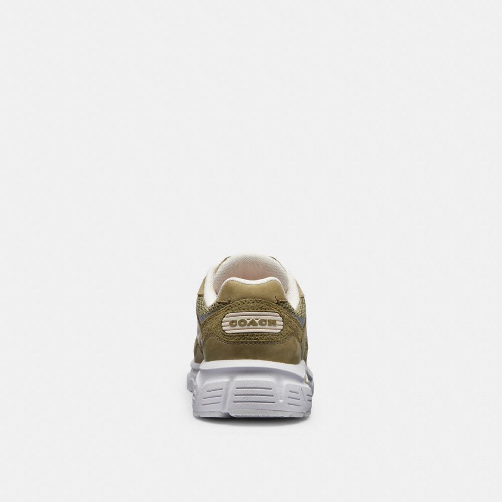 Olive Coach C301 Moss Women Sneakers | PH_CH22052