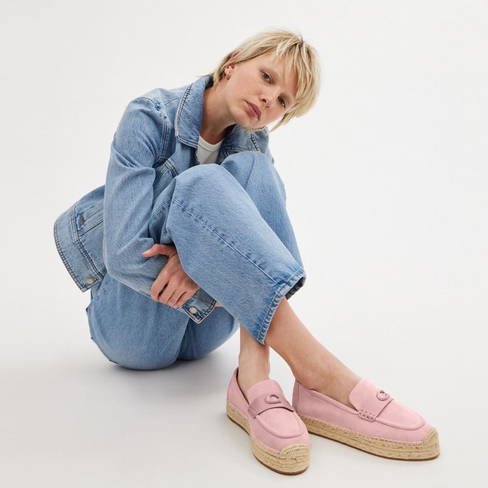 Pink Coach Camilla Soft Women Espadrille | PH_CH23739