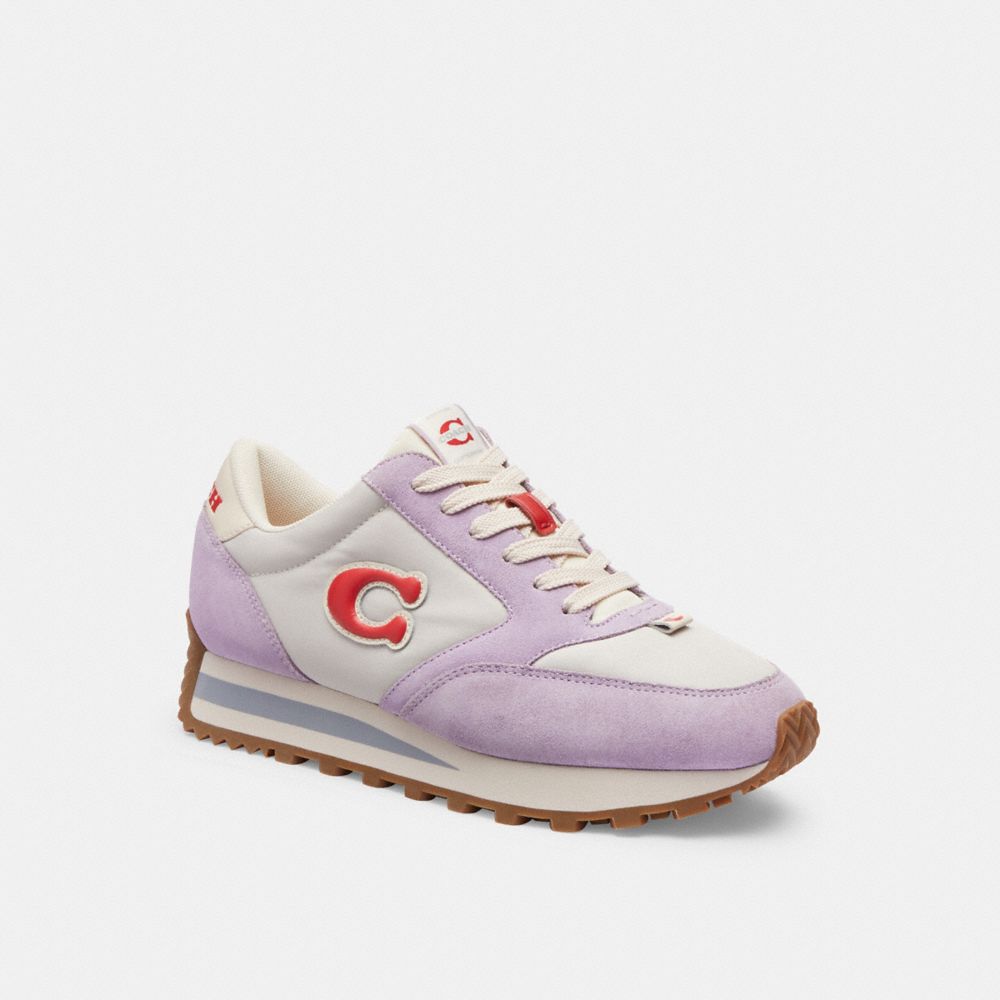 Purple Coach Runner Soft Women Sneakers | PH_CH65902