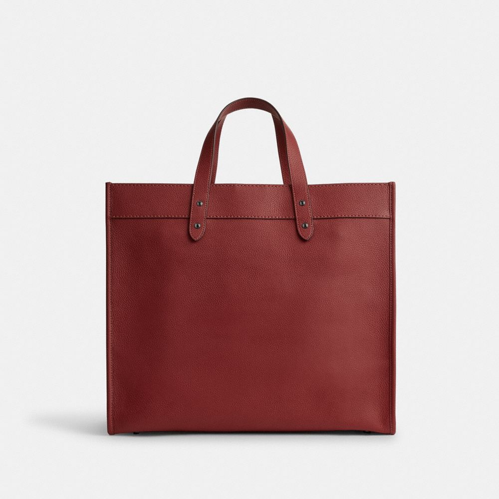 Red Coach Field 40 With Badge Women Tote Bag | PH_CH51657