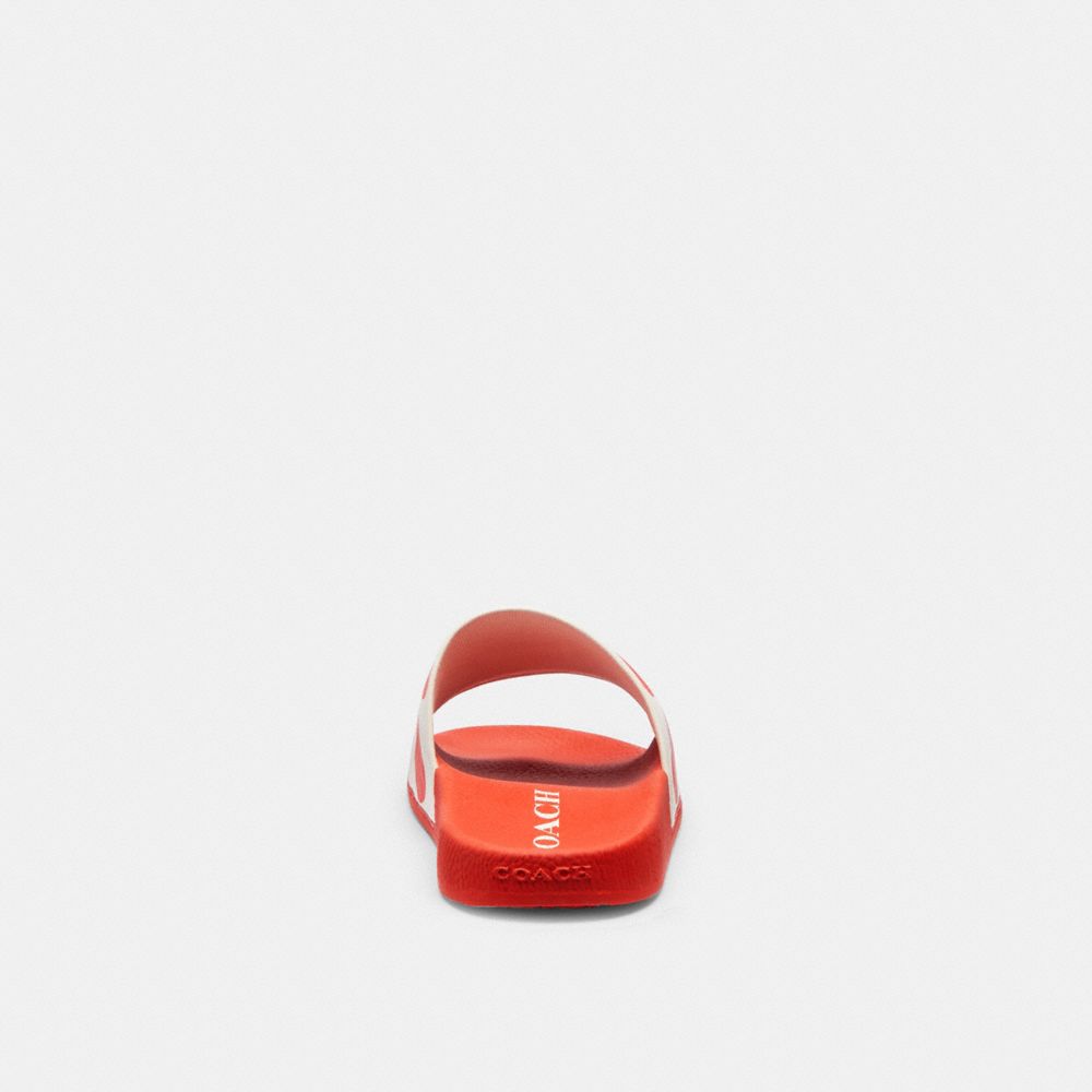 Red Coach Udele Sport With Valentine's Print Rubber Women Sandals | PH_CH70209