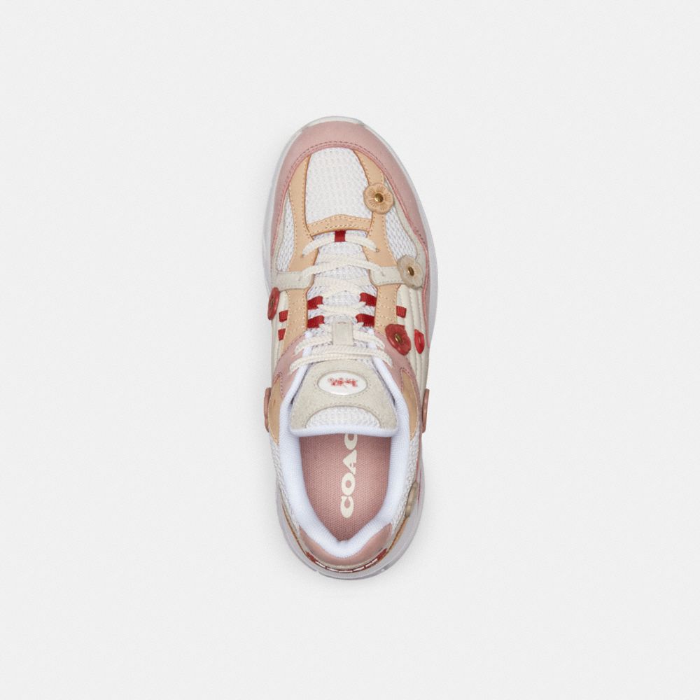 Rose Coach C301 With Tea Light Women Sneakers | PH_CH74084