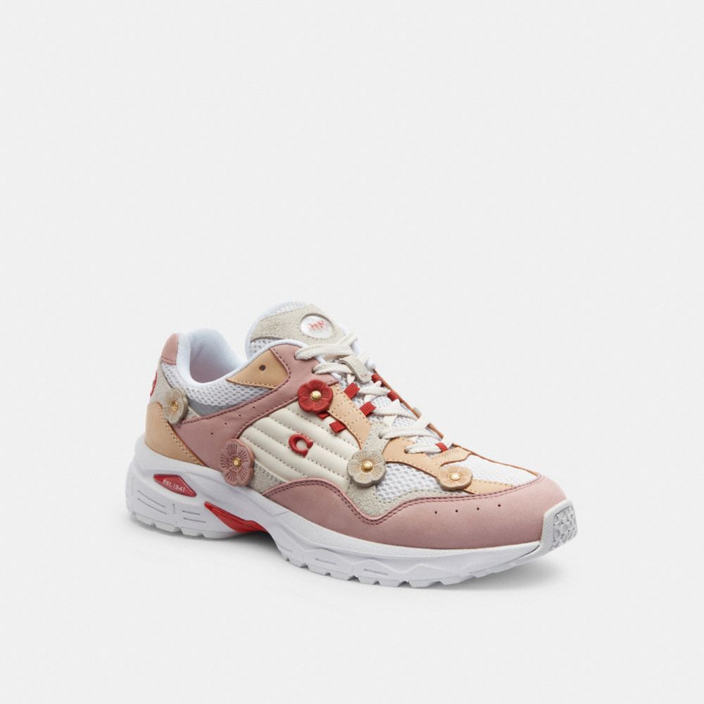 Rose Coach C301 With Tea Light Women Sneakers | PH_CH74084