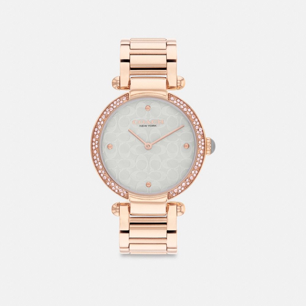 Rose Gold Coach Cary 34 Mm Women Watches | PH_CH69239