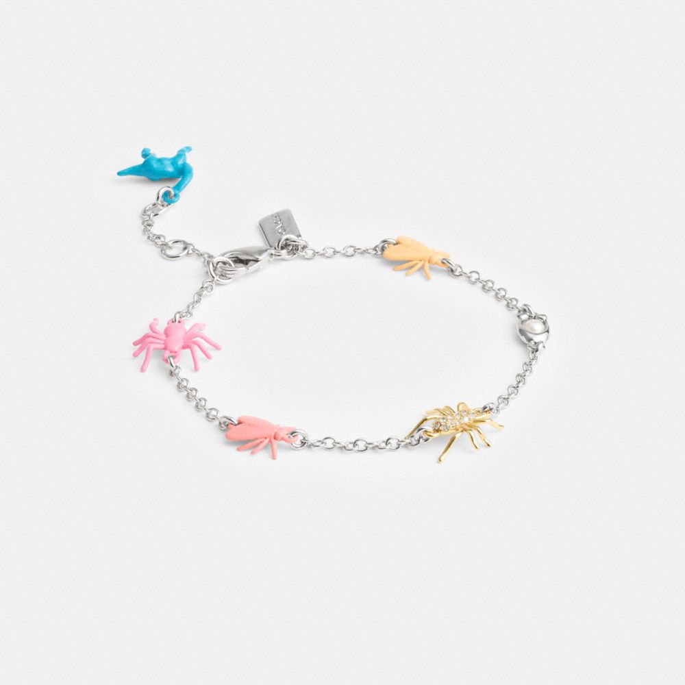 Silver Coach Bug Charm Women Bracelets | PH_CH57427