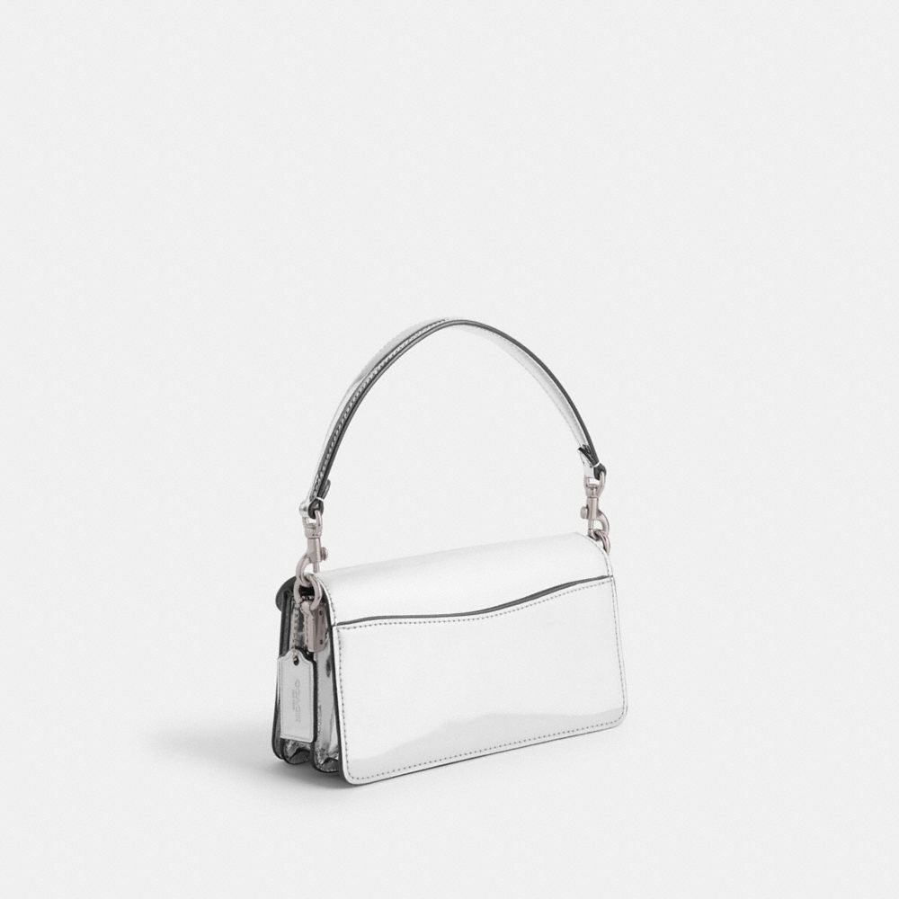 Silver Coach Tabby 20 In Metallic Metallic Leather Women Shoulder Bags | PH_CH33267