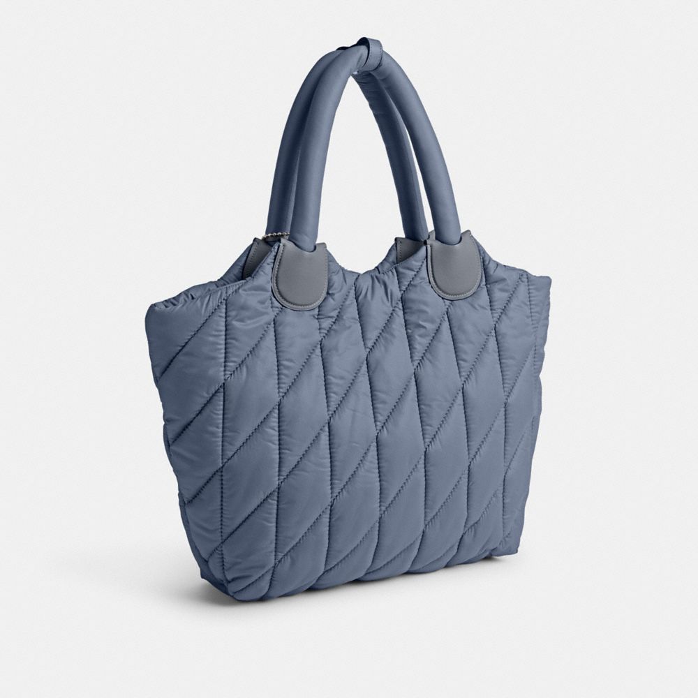 Silver / Blue Coach Iris Women Tote Bag | PH_CH56344