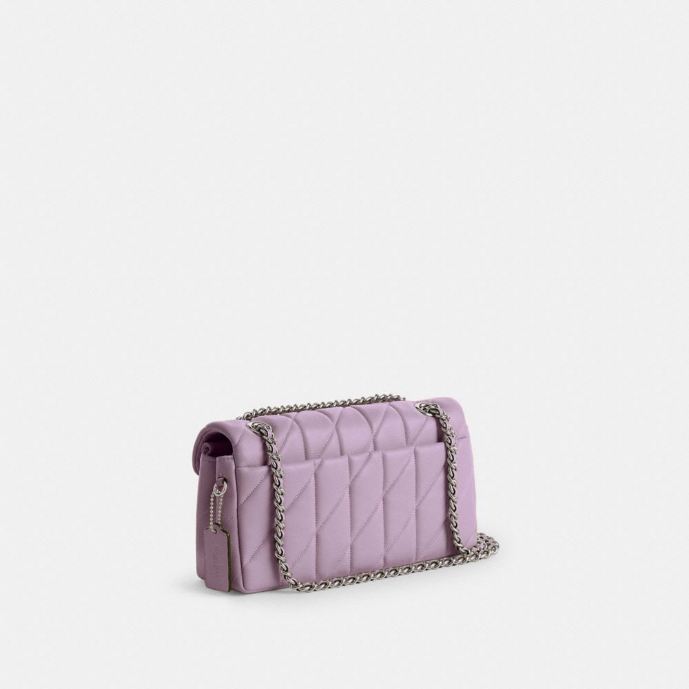 Silver / Purple Coach Tabby 26 With Quilting Nappa Leather Women Shoulder Bags | PH_CH64323