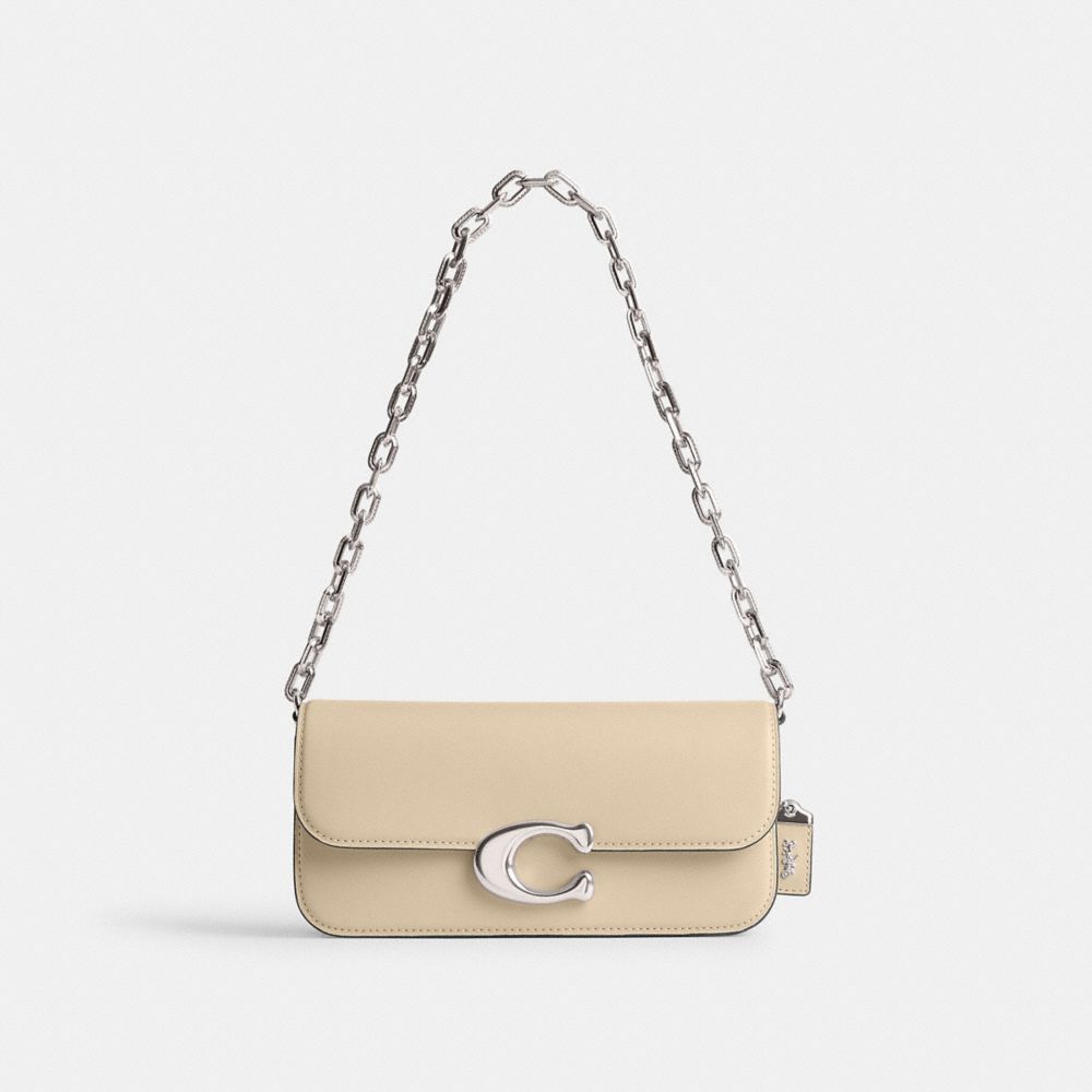 Silver / White Coach Idol 23 Women Shoulder Bags | PH_CH40032